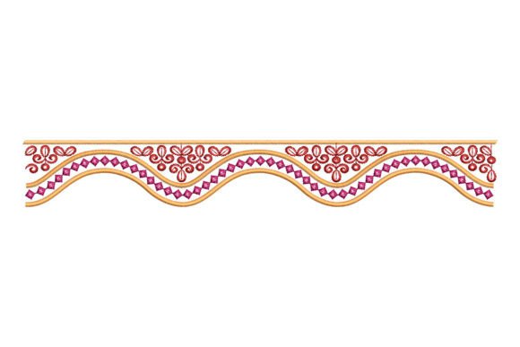Endless Border: A Floral Embroidery Design Review for Small Business Merch