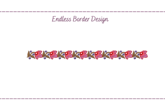 Endless Floral Border: A Smart Choice for Small Business Merch