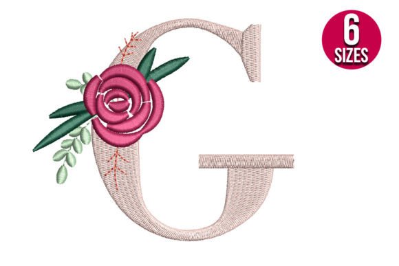 Floral Alphabet G Letter: A Thoughtful Monogram for Meaningful Gifts