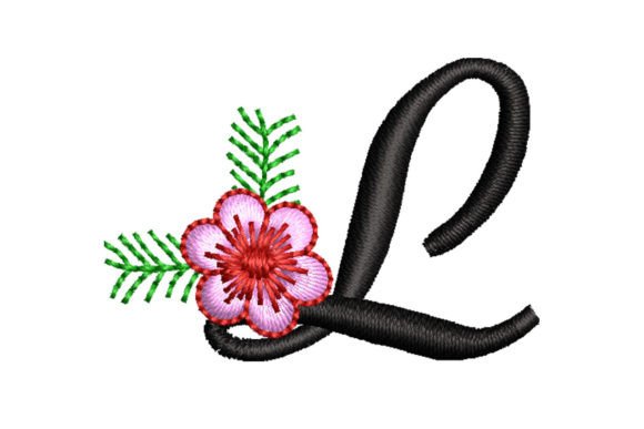 Floral Letter L: Elegant Monogram for Meaningful Handmade Gifts