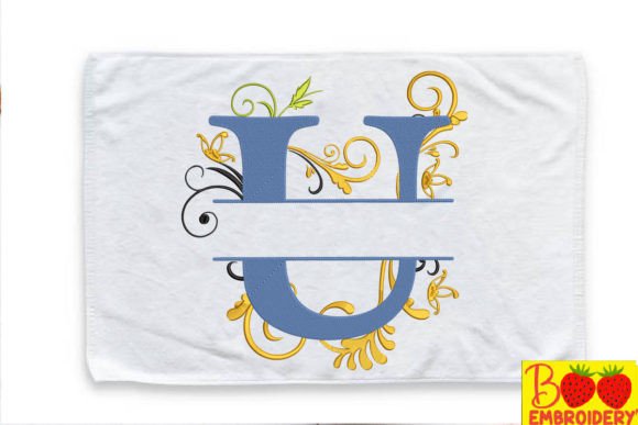 Floral Letter U: A Seasonal Embroidery Design Review