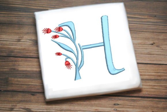 Floral Monogram Letter H: A Thoughtful Wedding Monogram for Real Gifting