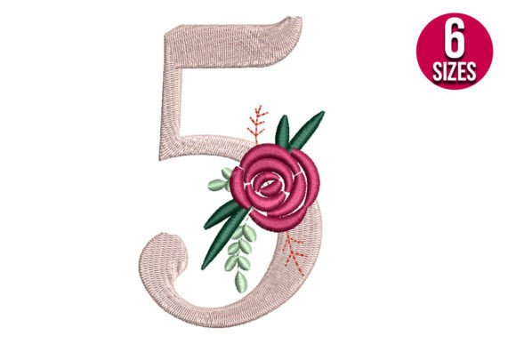 Floral Number 5: A Seasonal Embroidery Staple for Holiday Gifting