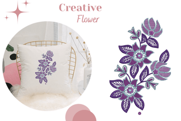 Floral Patch: A Thoughtful Embroidery Design for Meaningful Gifts