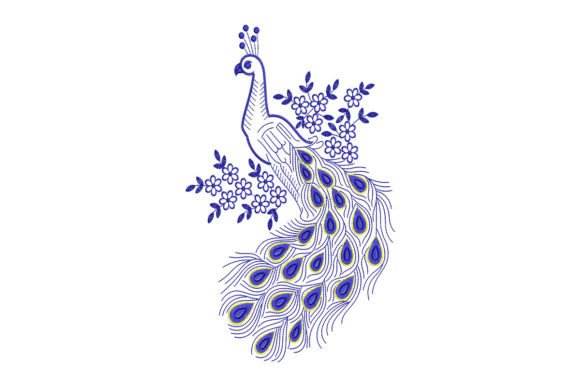 Floral Peacock: A Craft Fair Standout